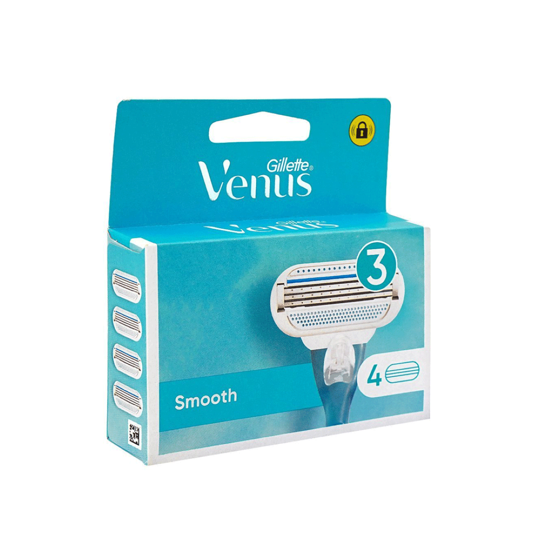 GILLETTE VENS SMOOTH CART 4'S